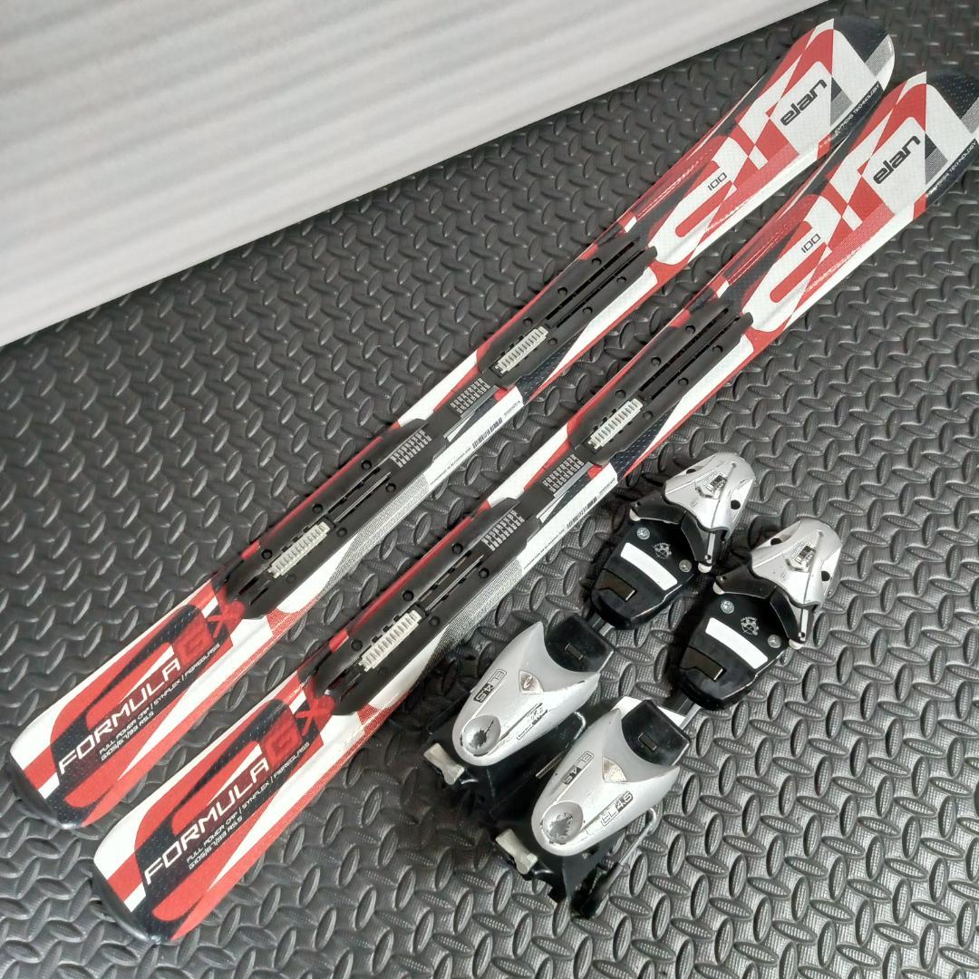 【100cm】未使用 エラン ELAN ジュニアスキー板 と中古ビィンディング