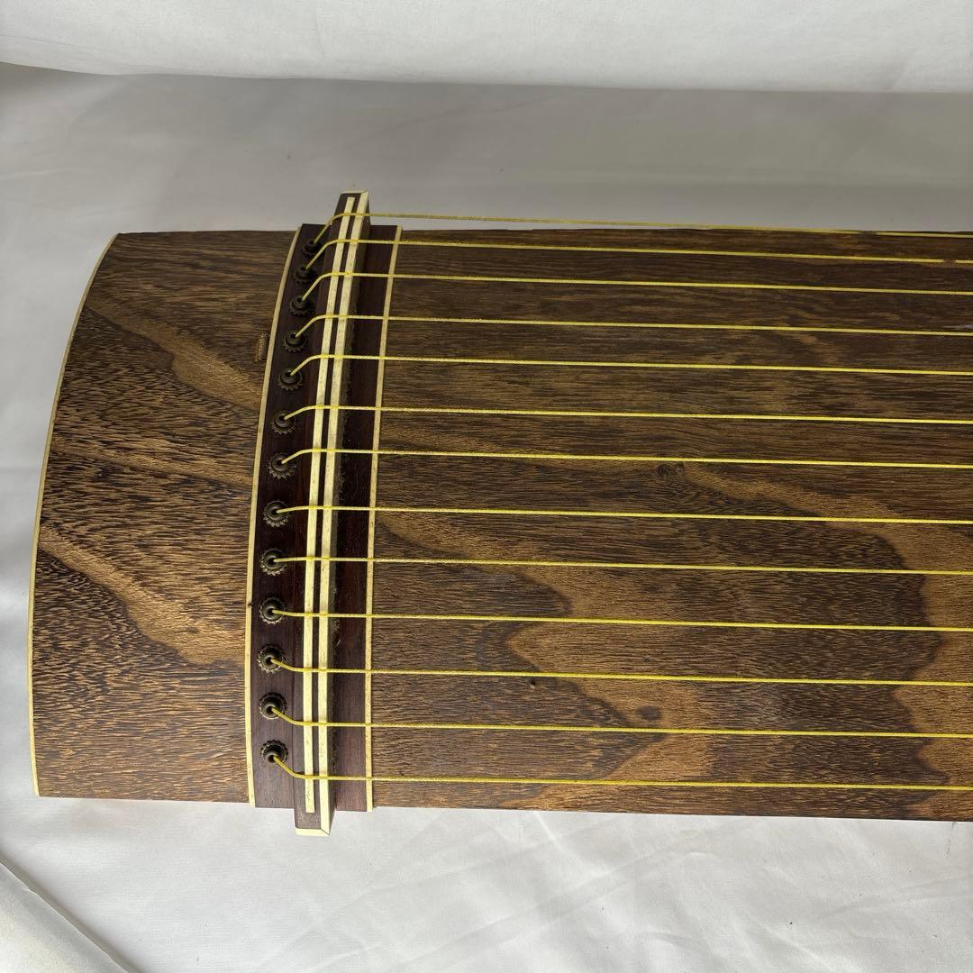 【激安‼️】箏 13弦 弦楽器 中古 和楽器 琴 複雑な木目