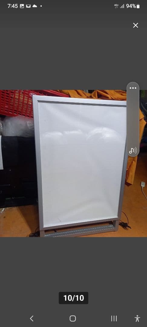 LED両面屋外看板 電源アダプター付き　高さ100cm　幅63cm　開口68cm