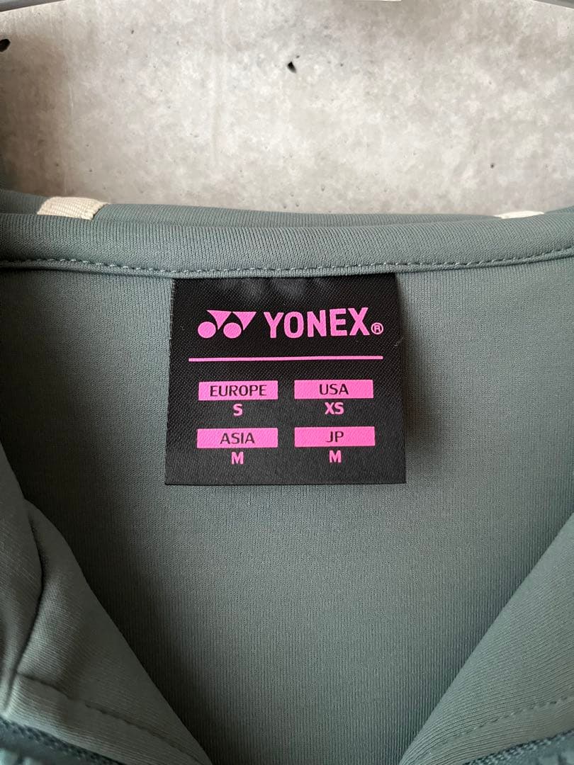 YONEX フード付きジャージセット ピスタチオカラー テニスウェア