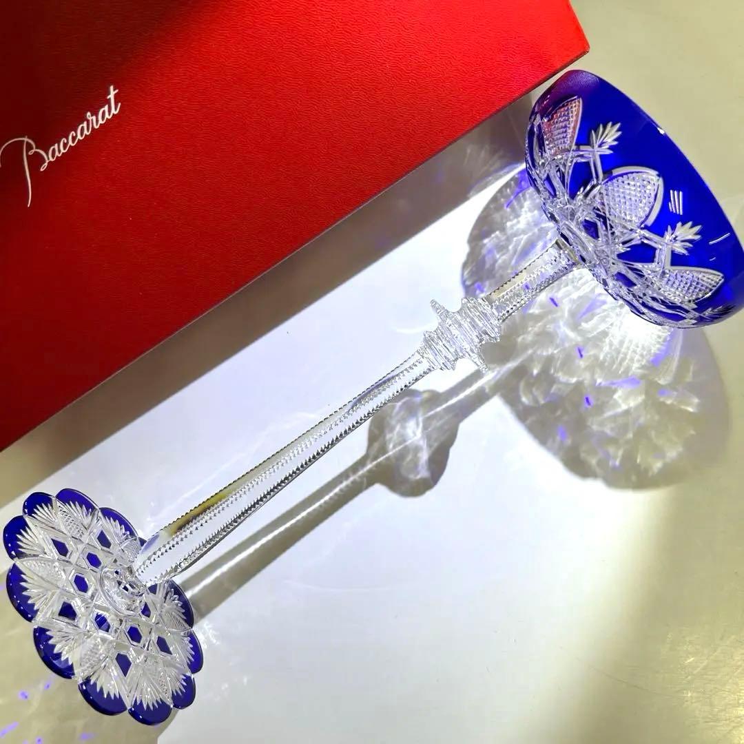 バカラ最高級シリーズ　ツァーシャンパンクープ　共箱　高さ27.3㎝