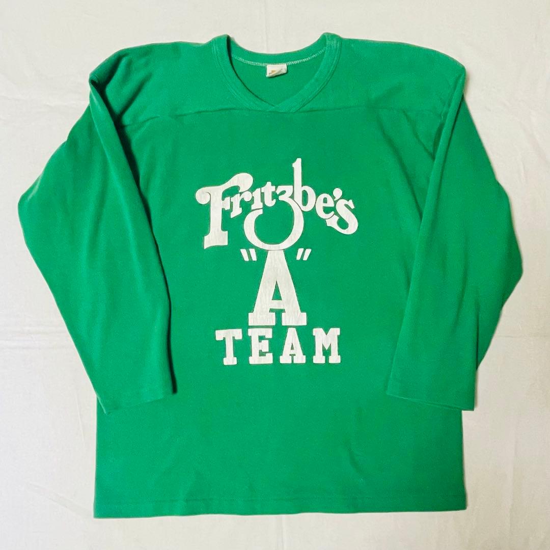 70's Russell Athletic ビンテージフットボールT グリーン