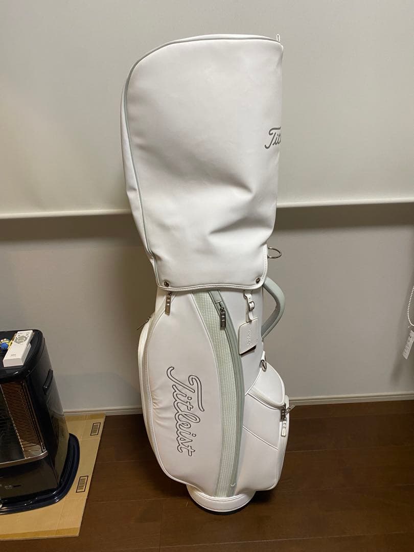 Titleist ホワイト キャディバッグ　タイトリスト