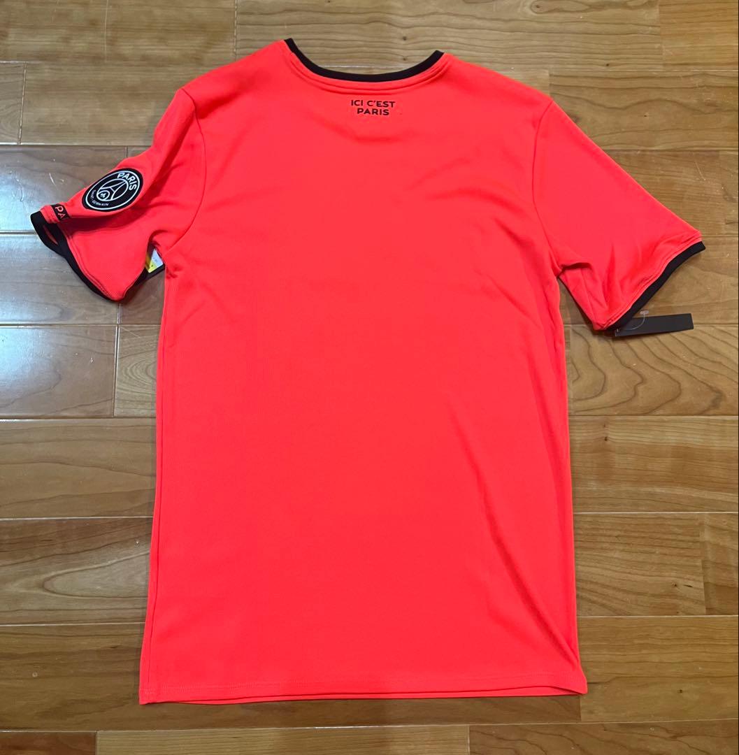 新品未　ジョーダン PARIS ジャンプマンロゴ シャツ オレンジ　Sサイズ