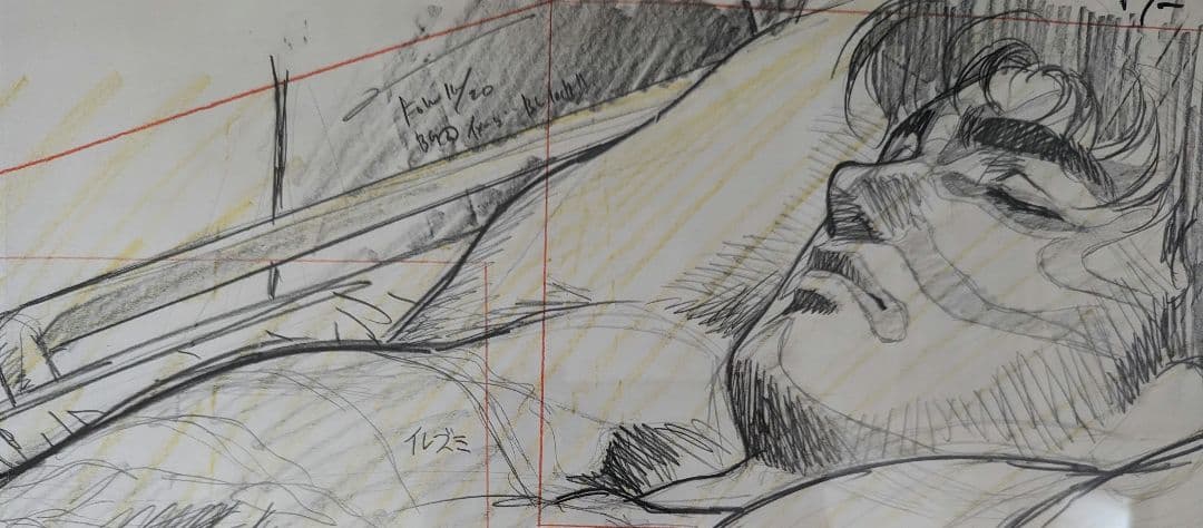 クライングフリーマン　直筆レイアウト