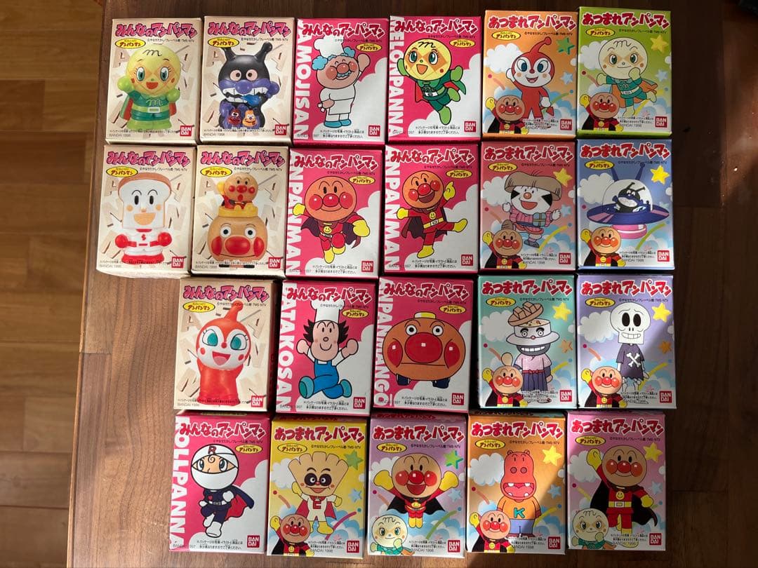 激レア　アンパンマン指人形　30年前昭和レトロ　希少　未開封　コンプリート