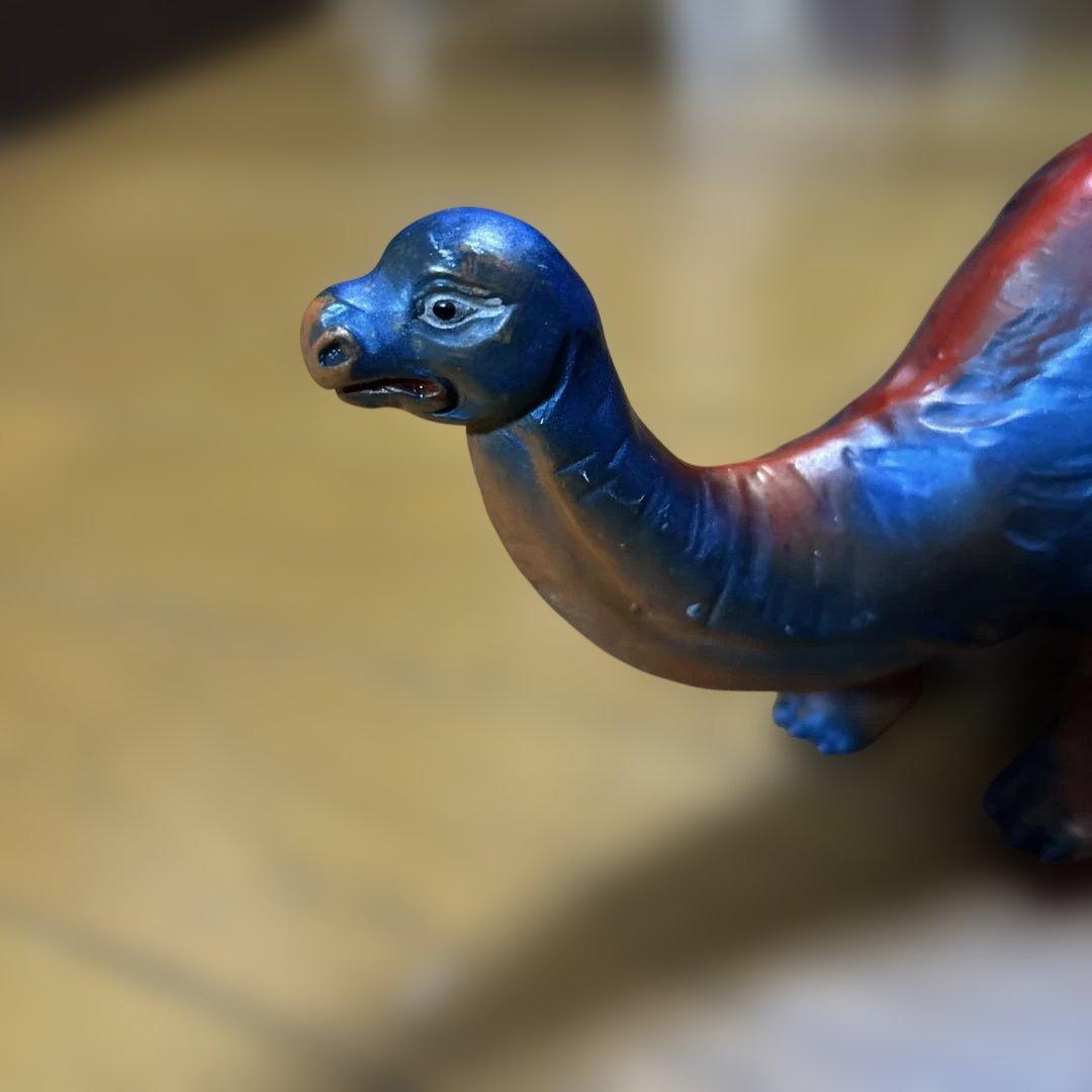 昭和レトロ マルサン ブロントザウルス ソフビ