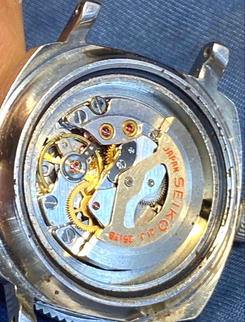 セイコー マチックレディーダイバー２５１７ー３２７０　赤カレンダー フルＯＨ済