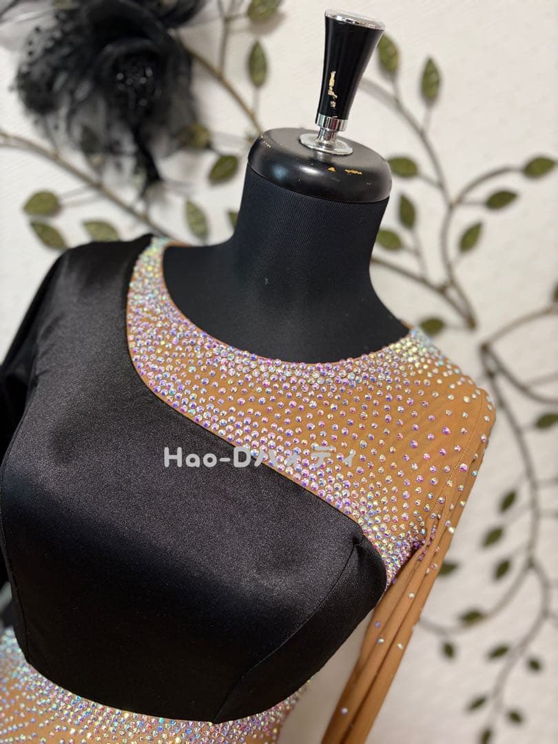 新品★ドレス★ルンバ★タンゴ★スムース★社交ダンス★競技会★パーティー★光沢