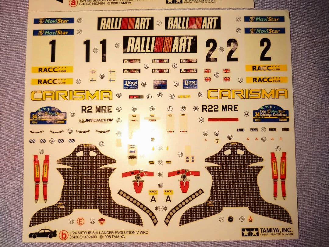 田宮 1/24スケールのプラモデルの2点セット⑤