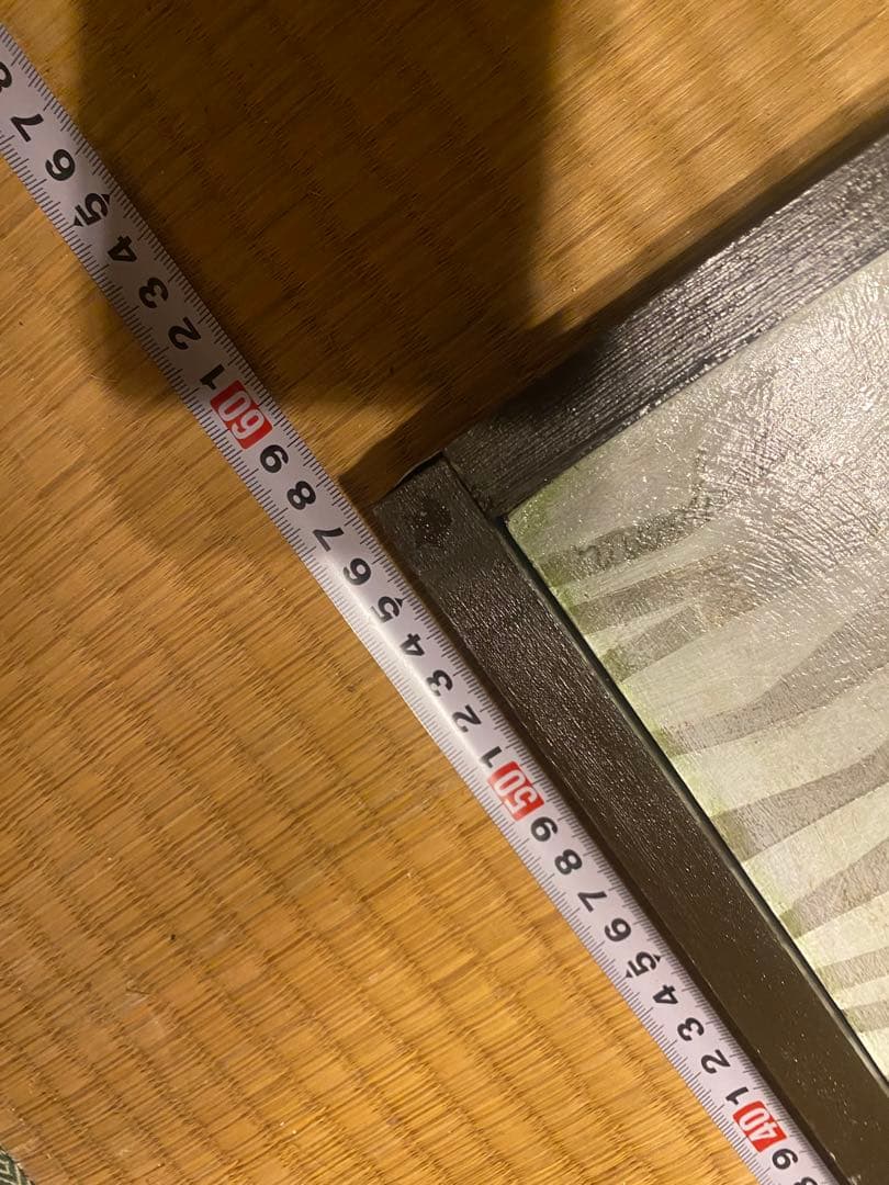 女性と鳥の油彩画　約50cm x 57cm - 作: M.Funayama