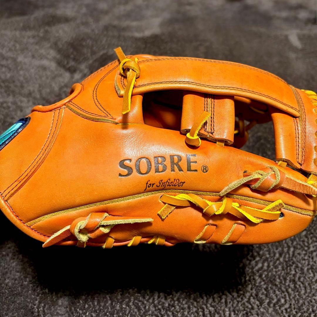 ミズノ ビューリーグ 初期モデル SOBRE 軟式 内野用グラブ Mラベル