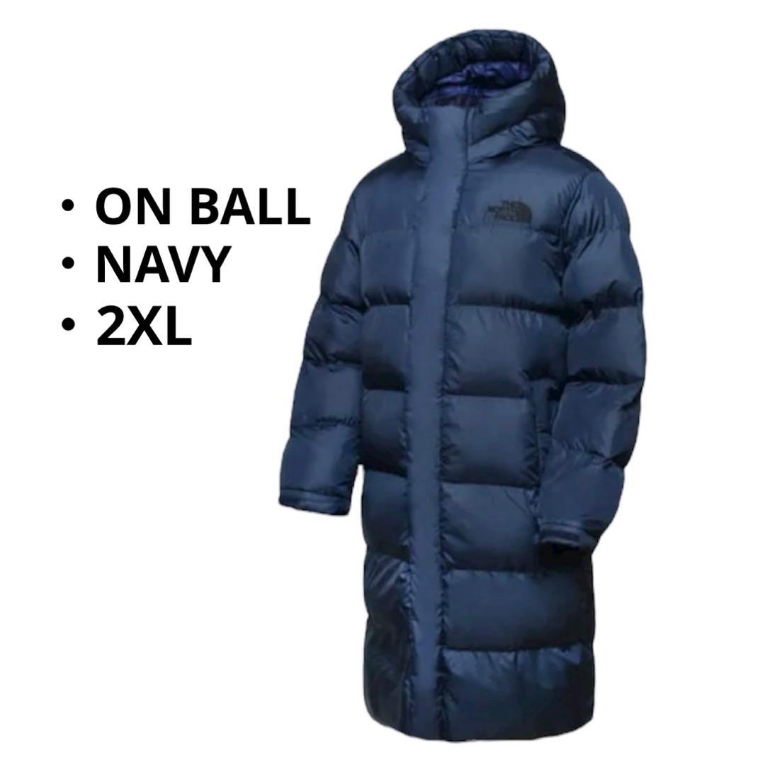 【韓国限定】 ノースフェイス　リバートンオンボール　ロングダウン コート　2XL
