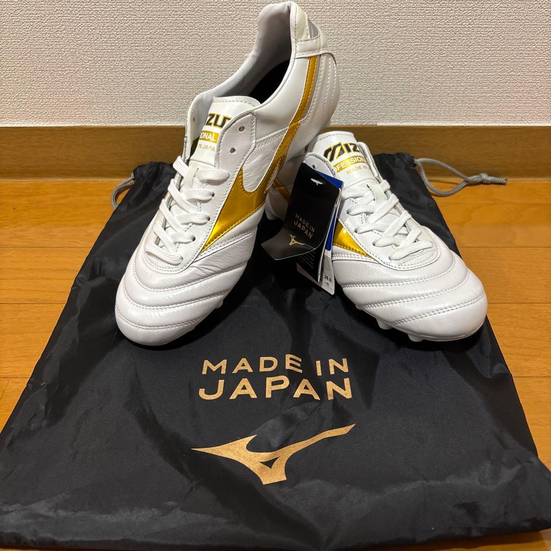 Mizuno モレリア2japan 26.0 サッカースパイクホワイト/ゴールド