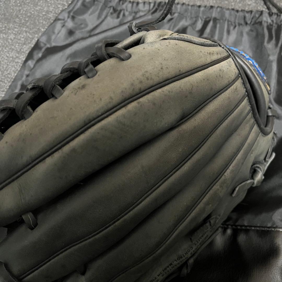 Mizuno 軟式 大人用 野球 グローブ レザー 編み込み 115