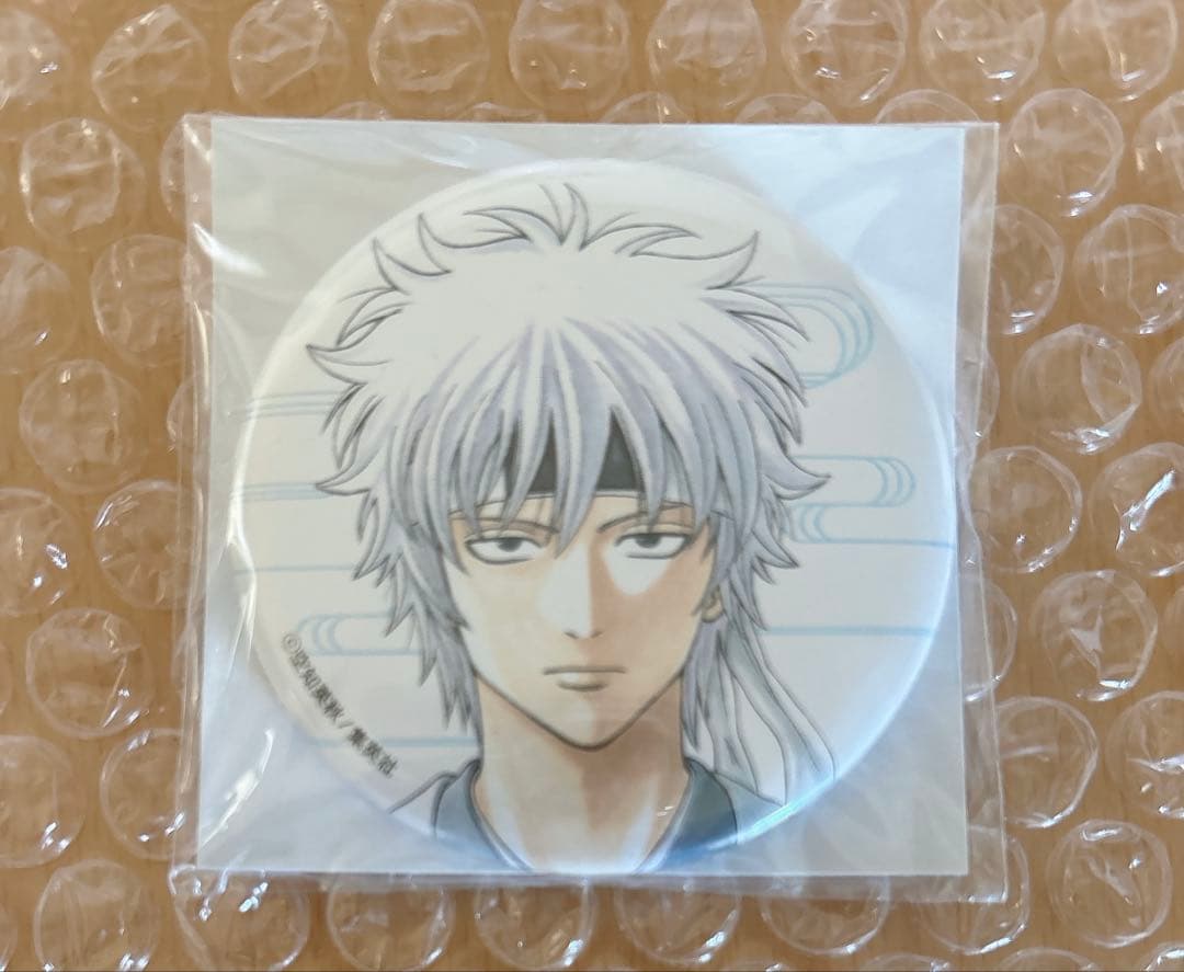 銀魂 大銀魂展 んまい棒 缶バッジ 白夜叉