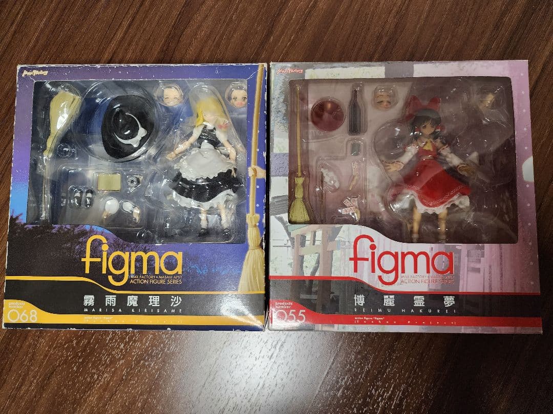 figma 博麗霊夢 霧雨魔理沙 セット 055 068 東方Project
