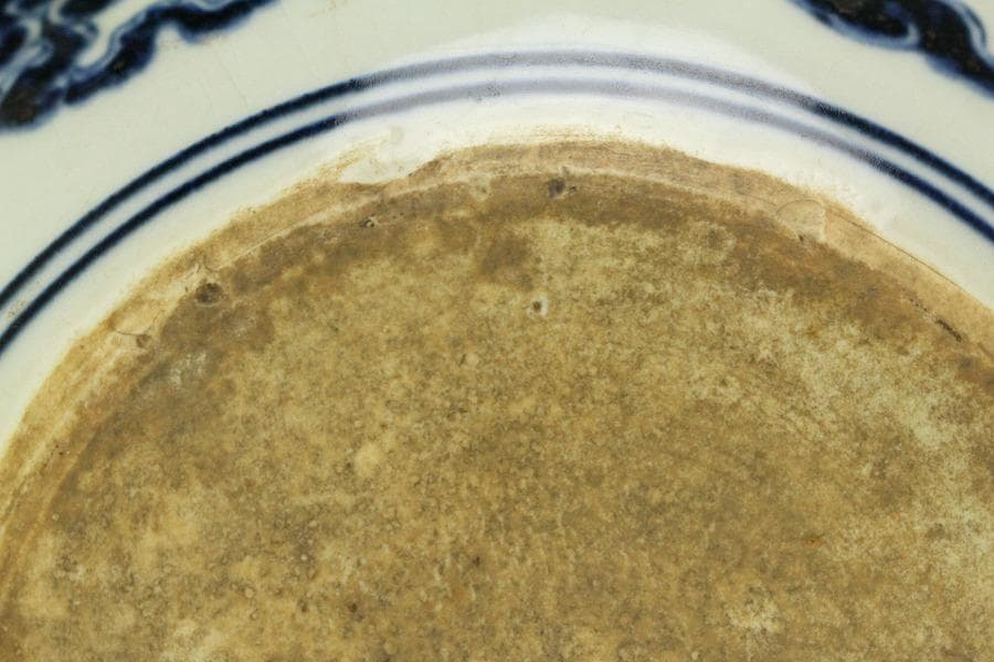 中国美術 青花 纏龍紋 天球瓶 高42cm(LC598)