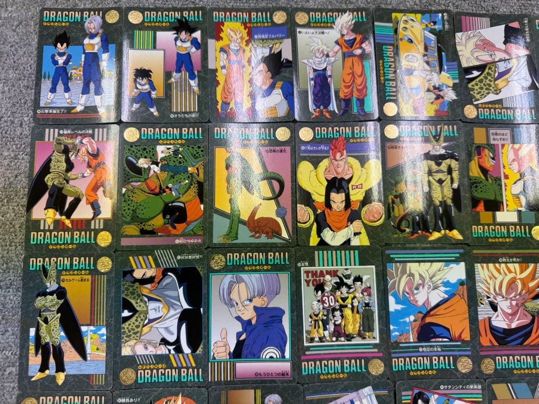 ドラゴンボール　カードダス　ビジュアルアドベンチャー　1995 35枚 被りなし