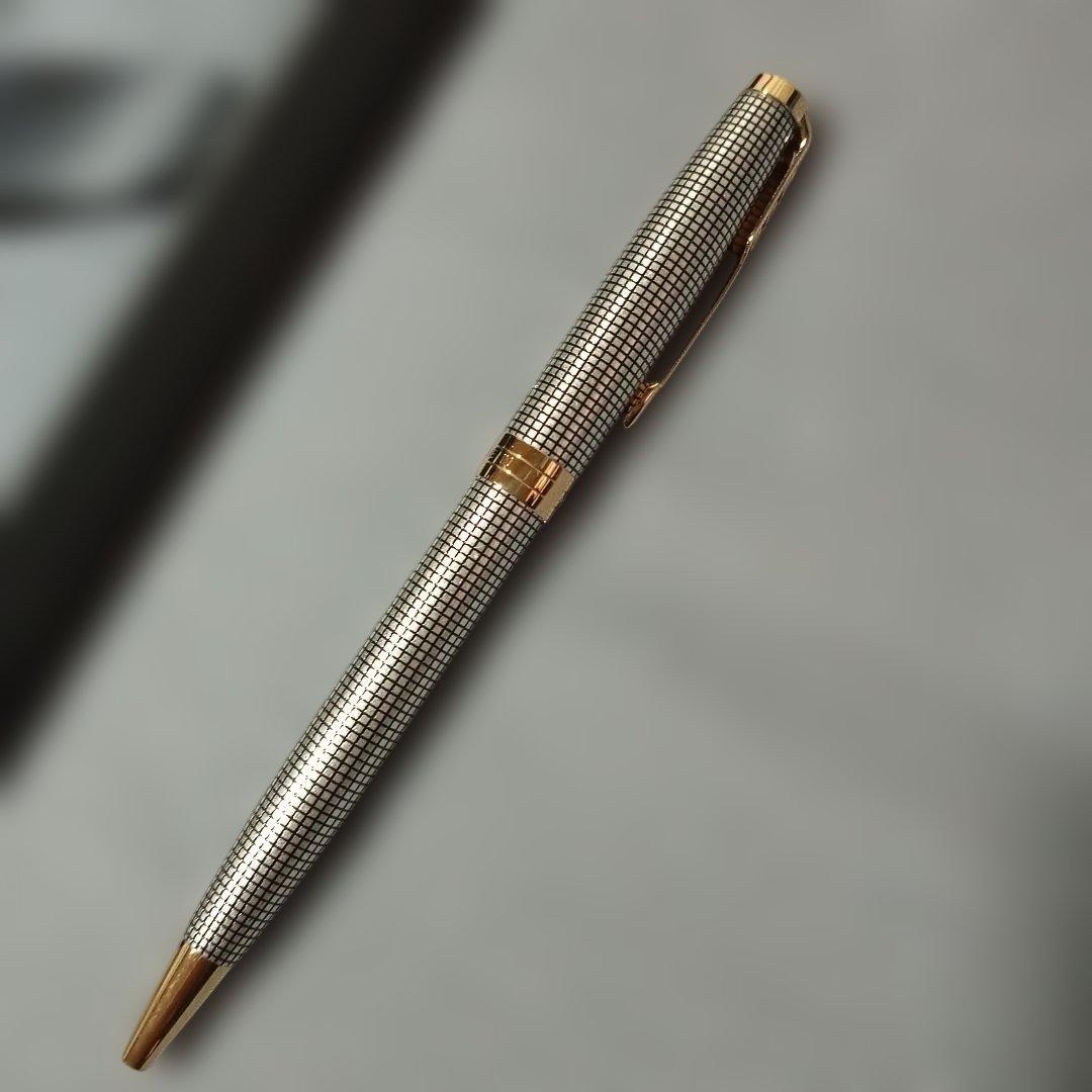 Parker メッシュパターン ボールペン 専用ケース付き