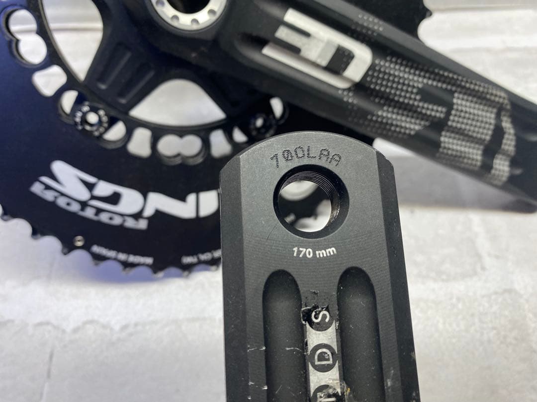 ROTOR 3D Q RINGS クランクセット
