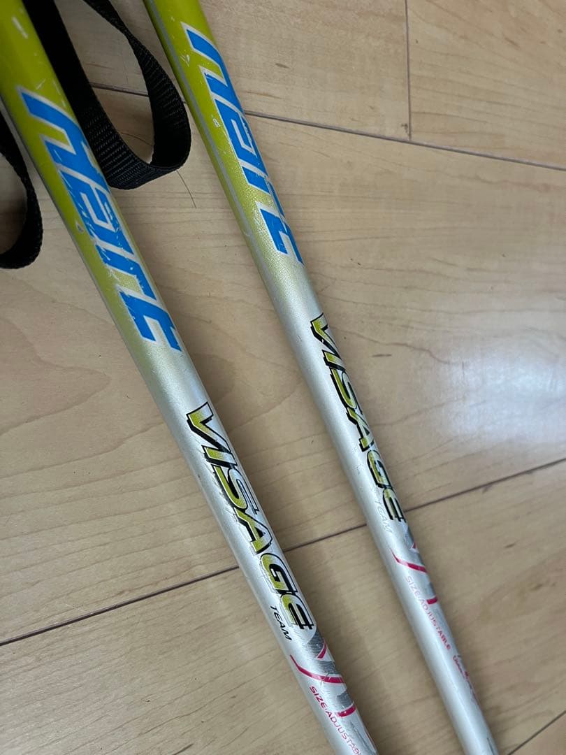 HEADスキー板（117cm) 、ビンディング、ブーツ、ストック 4点セット