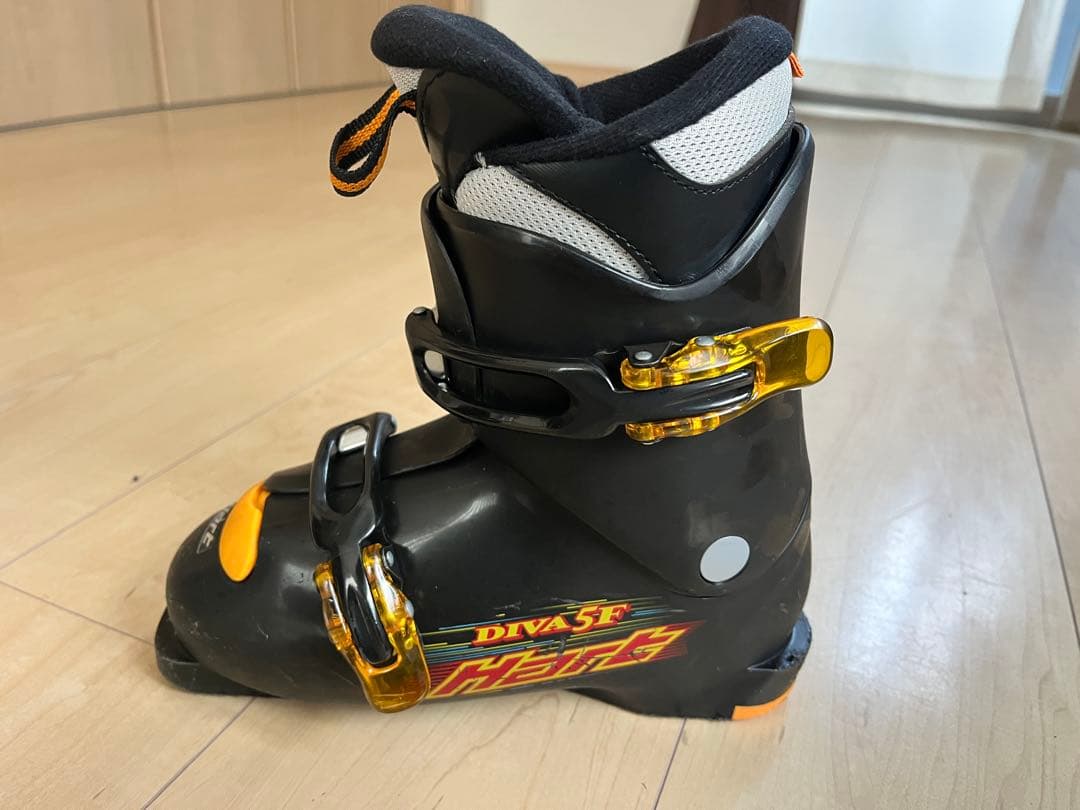 HEADスキー板（117cm) 、ビンディング、ブーツ、ストック 4点セット