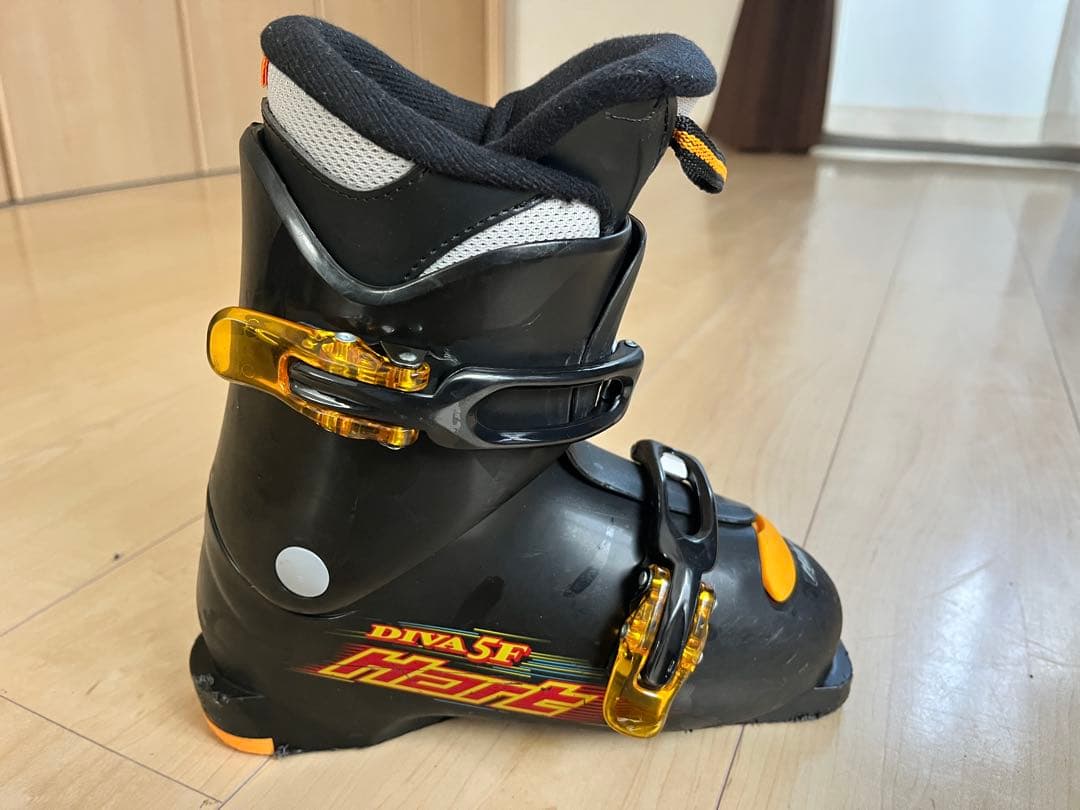 HEADスキー板（117cm) 、ビンディング、ブーツ、ストック 4点セット