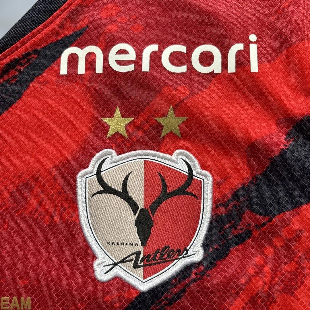 鹿島アントラーズ 2025年 ユニフォーム No.40 鈴木優磨 サイン入り L