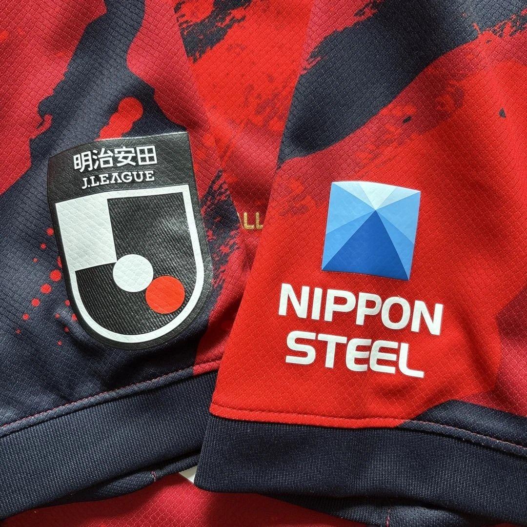 鹿島アントラーズ 2025年 ユニフォーム No.40 鈴木優磨 サイン入り L