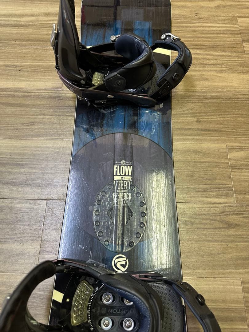 スノーボード FLOW 151cm ビンディングBurton size Mセット