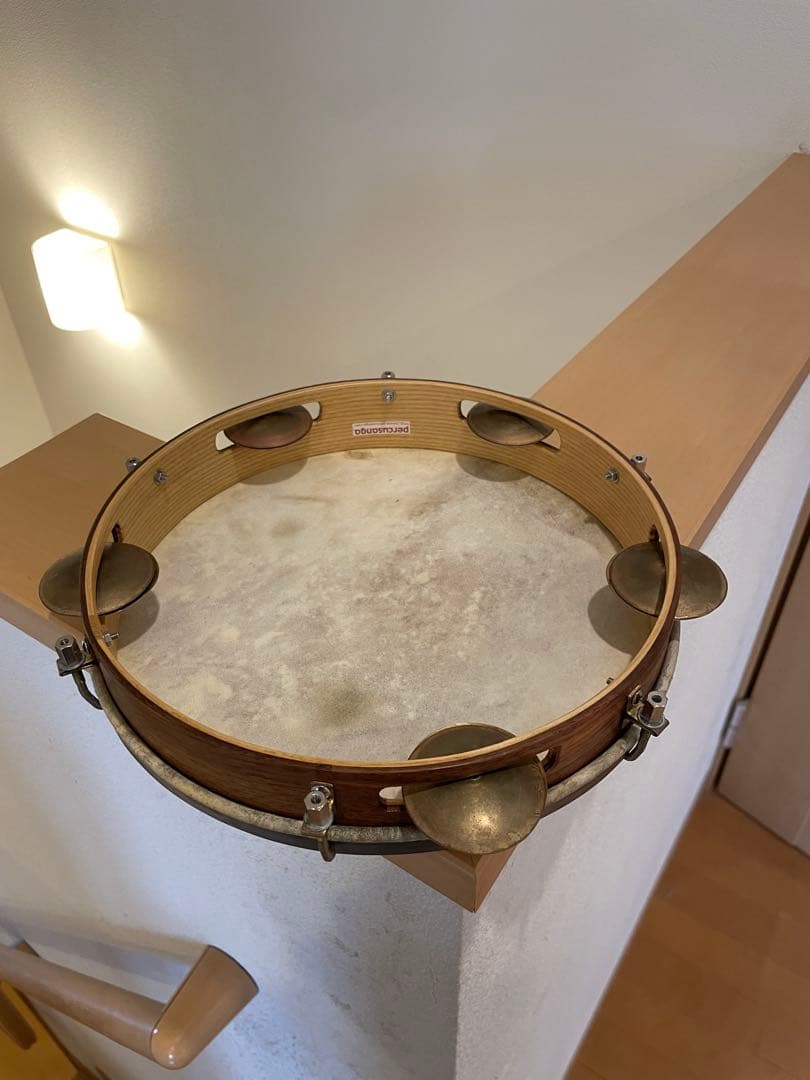 とても軽い「Percusanga」のパンデイロ