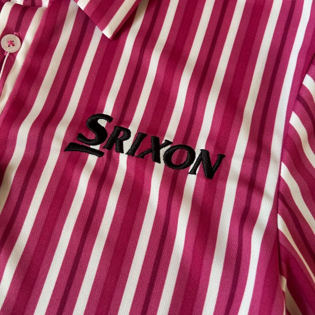 新品 スリクソン 松山英樹 レプリカ ポロシャツ ゴルフ ウェア ピンク M