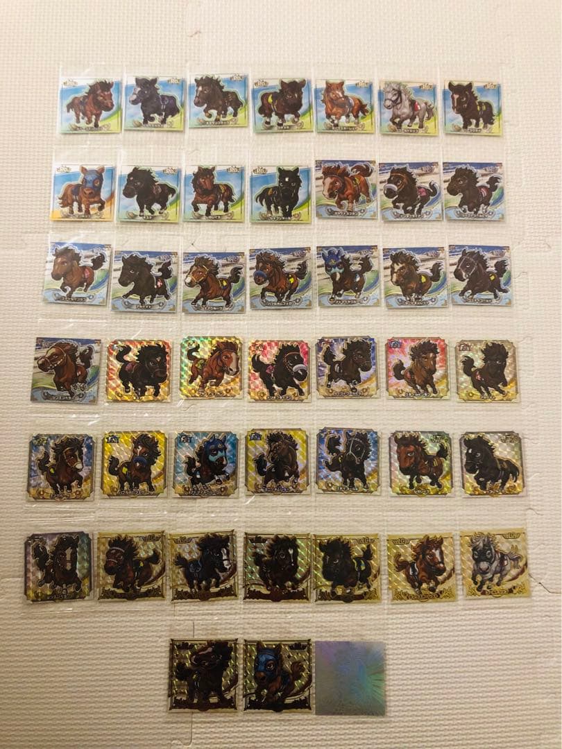 サラブ烈闘 シール フル コンプリート セット ③