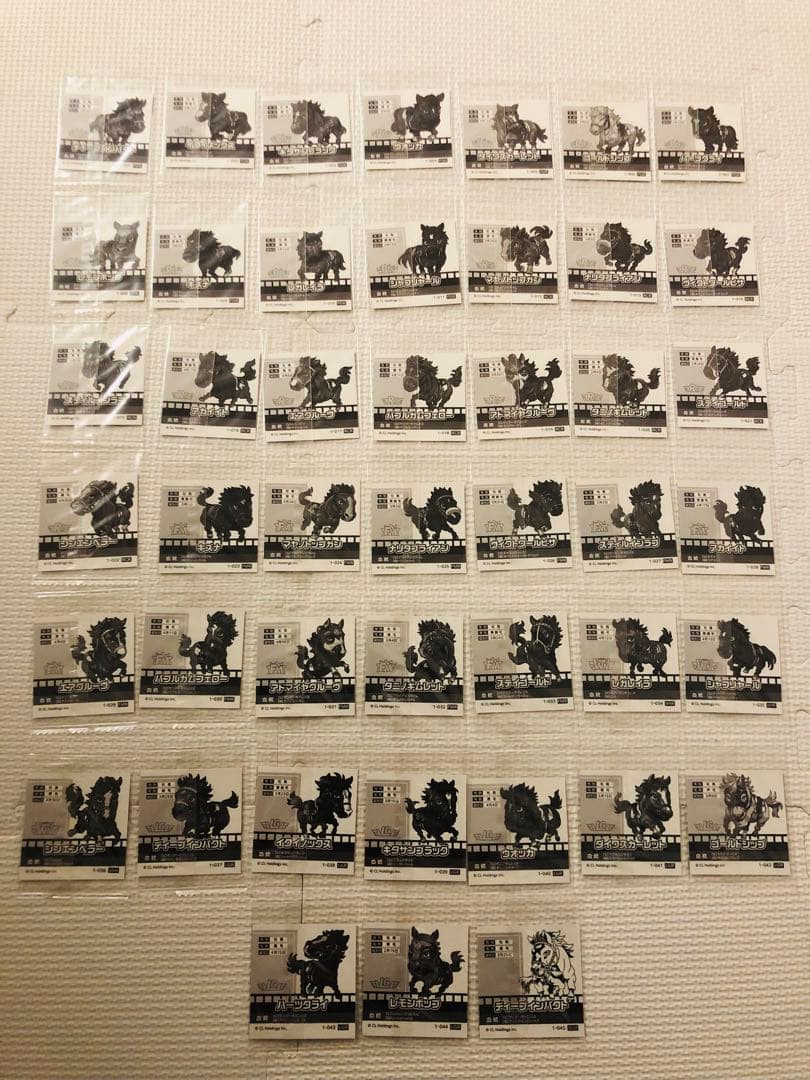 サラブ烈闘 シール フル コンプリート セット ③