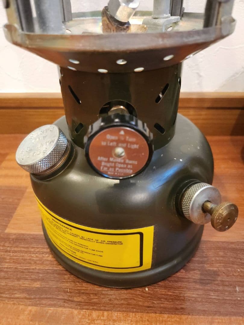 動作確認　コールマン　SMP　252A　GIランタン　1987年製デッドストック