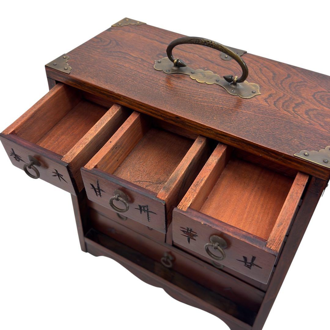 李朝家具 卓上 薬箪笥 小引き出し 小箪笥 韓国朝鮮 古民