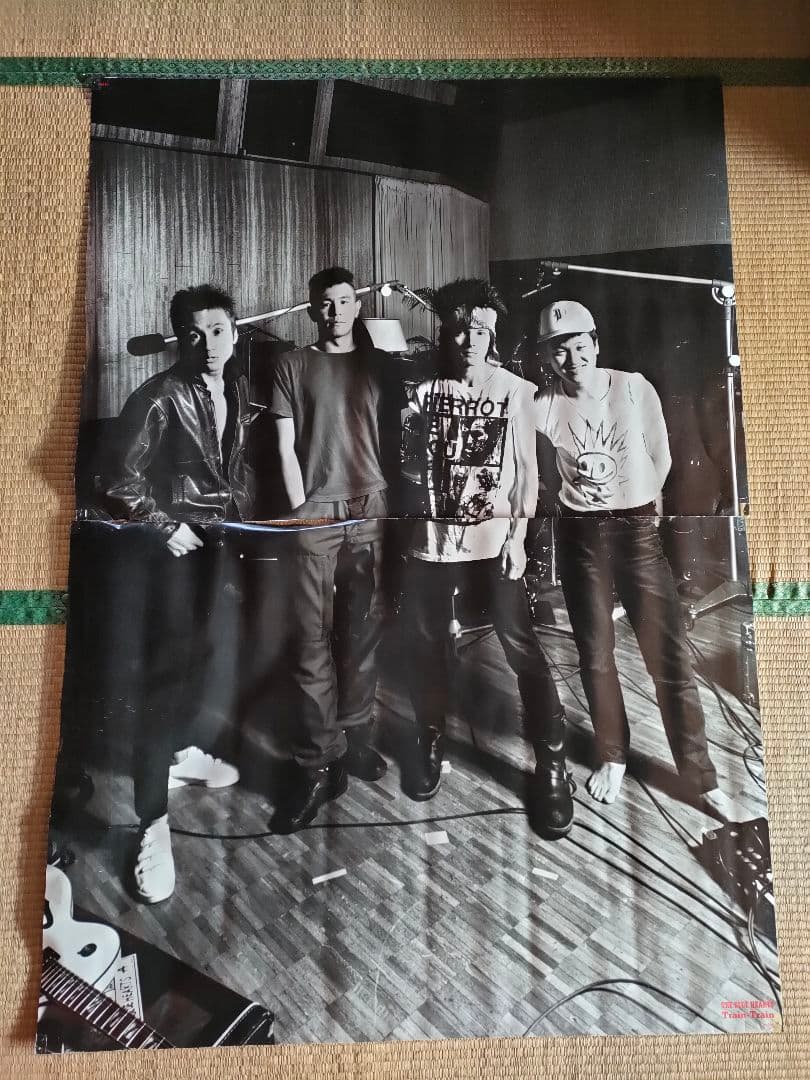 ブルーハーツポスター　TRAIN-TRAIN発売時特典