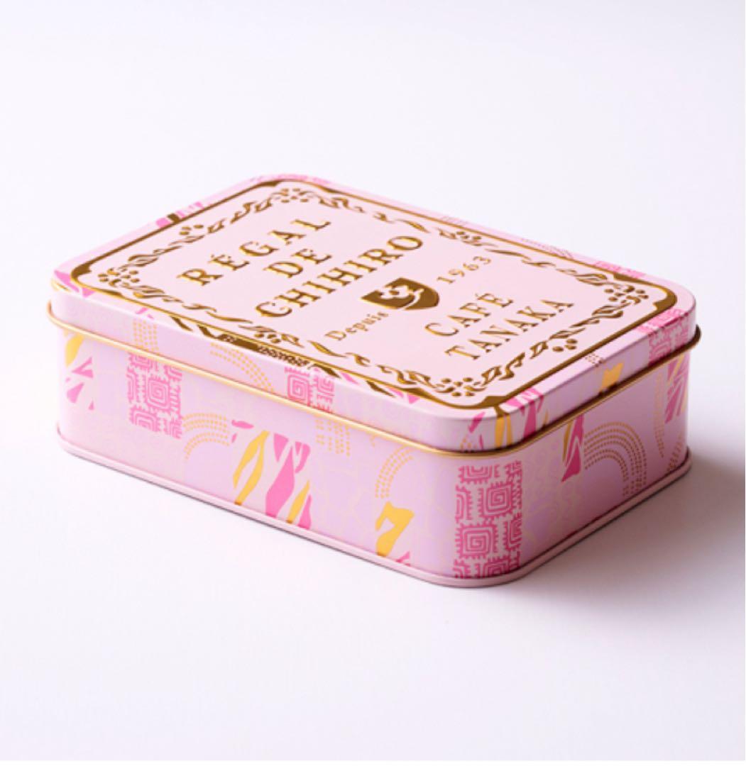 カフェタナカ　阪急限定クッキー缶　ボールアンドチェーンエコバッグセット