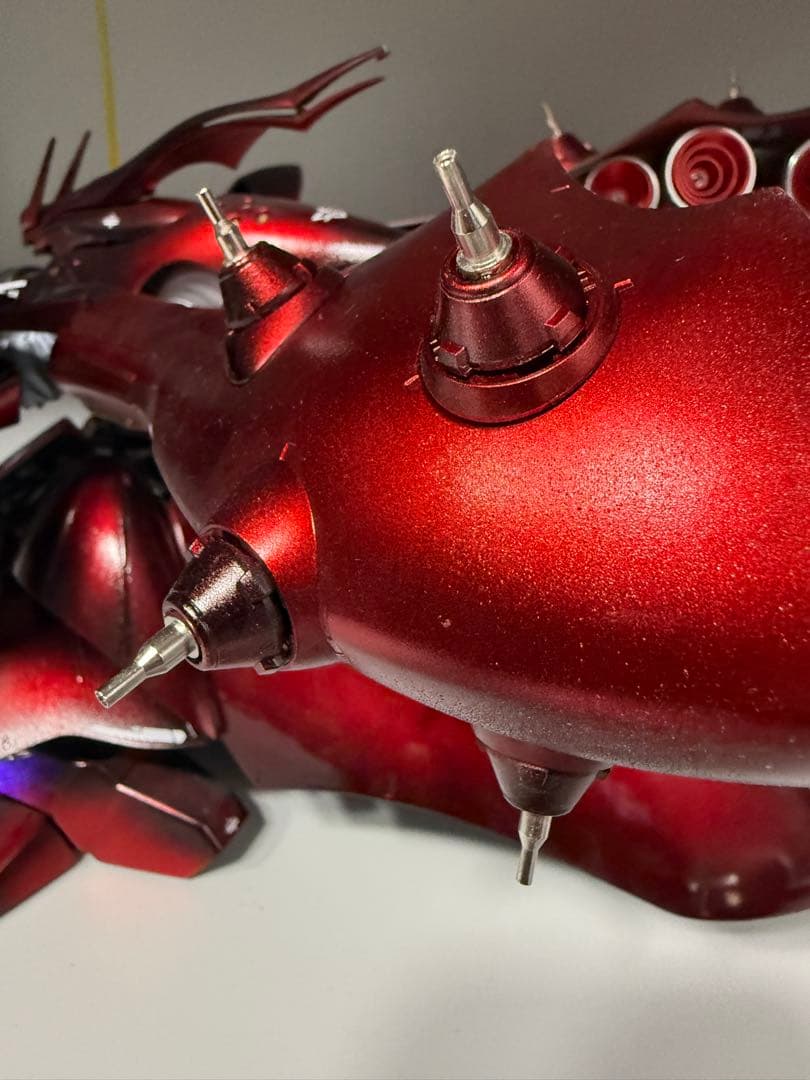 ガンプラ HG ナイチンゲール 完成品 キャンディ塗装 メタルパーツ