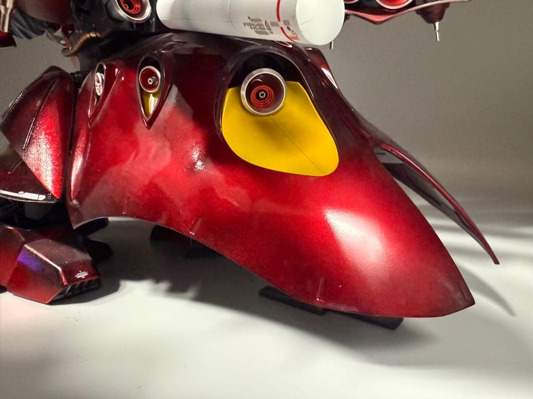 ガンプラ HG ナイチンゲール 完成品 キャンディ塗装 メタルパーツ