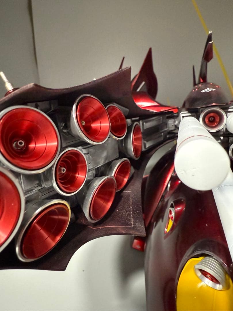 ガンプラ HG ナイチンゲール 完成品 キャンディ塗装 メタルパーツ