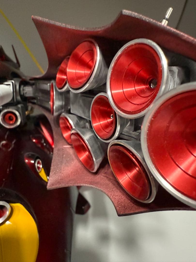 ガンプラ HG ナイチンゲール 完成品 キャンディ塗装 メタルパーツ