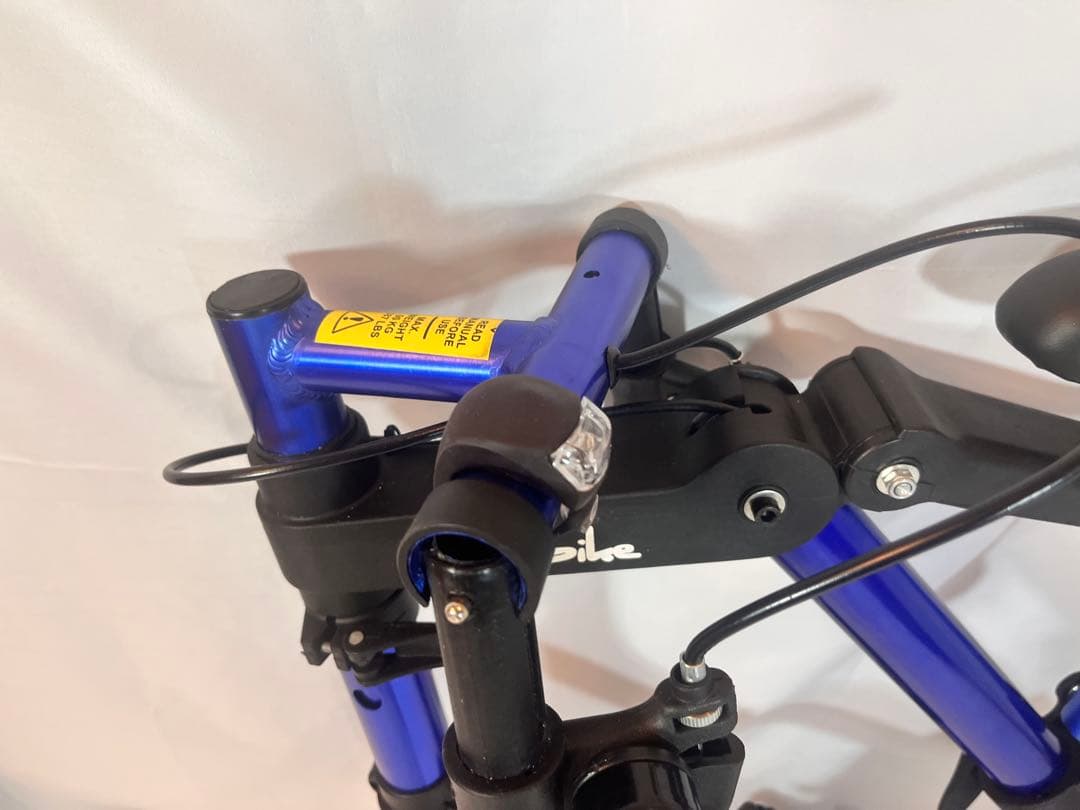 ④ A-bike 折りたたみ自転車 ミニベロ　青