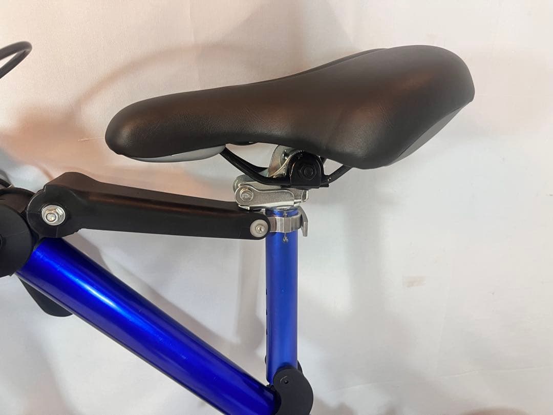 ④ A-bike 折りたたみ自転車 ミニベロ　青