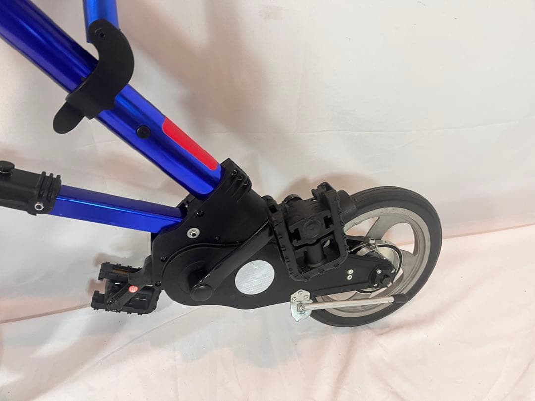 ④ A-bike 折りたたみ自転車 ミニベロ　青