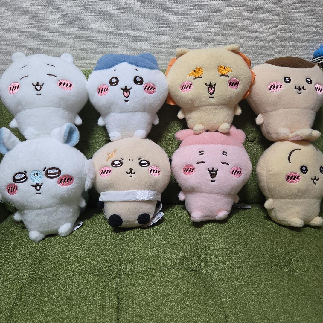 早い者勝ち　ちいかわ　しーぷわぬいぐるみ①全4種②全4種　計8点セット