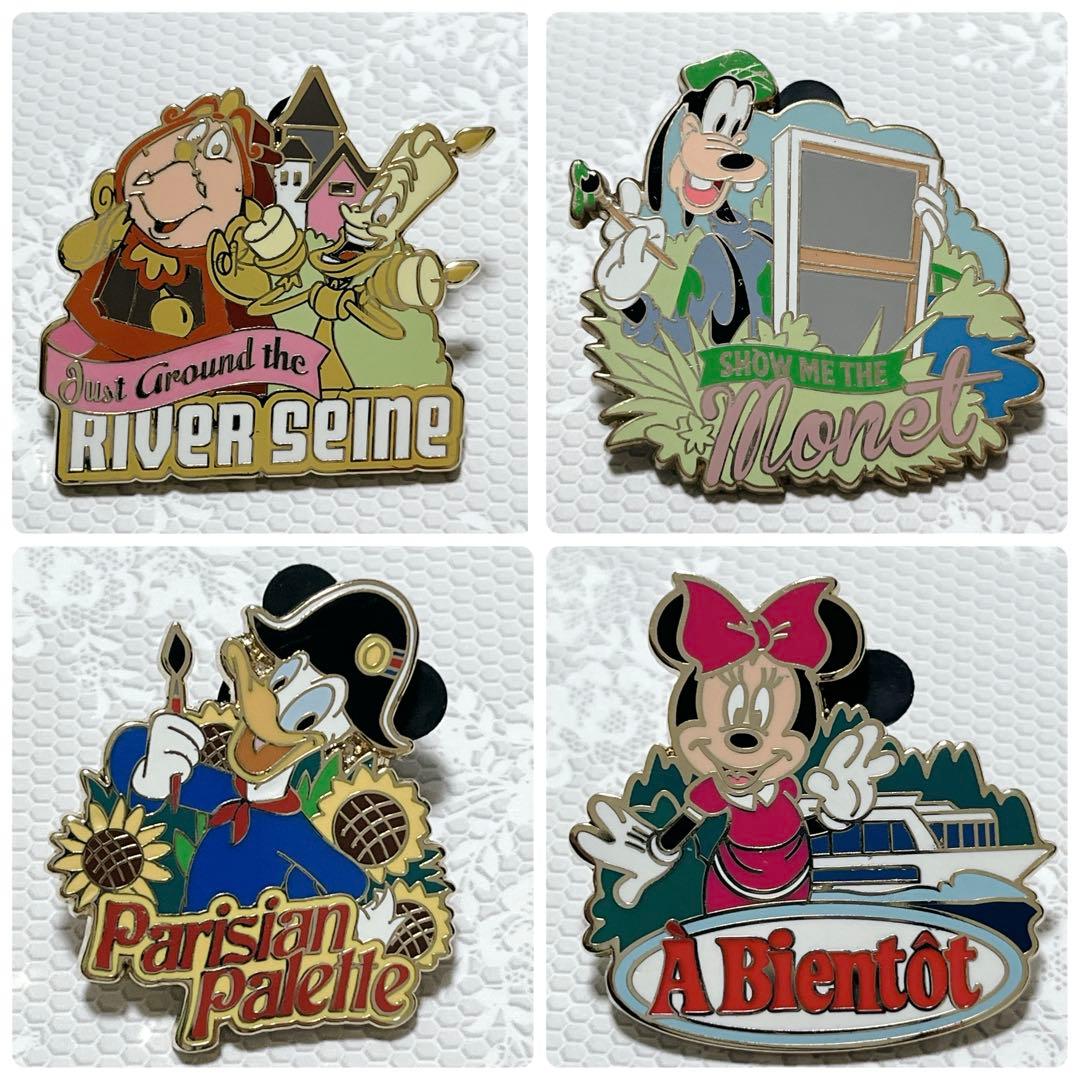 【激レア・希少】アドベンチャーバイディズニー ピンバッジ セーヌ川クルーズ８点