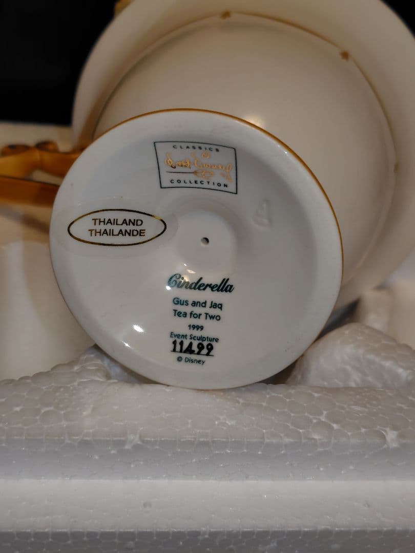 WDCC　シリアルナンバー入　未使用　1999年　シンデレラ　ガスとジャック