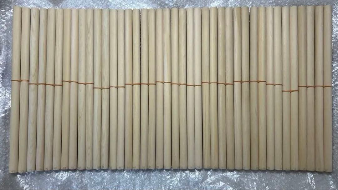太鼓の達人マイバチ作成用 米ヒバΦ1.8×38cm　20セット